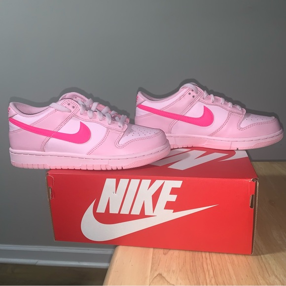Nike Dunk Low Triple Pink GS Shoes